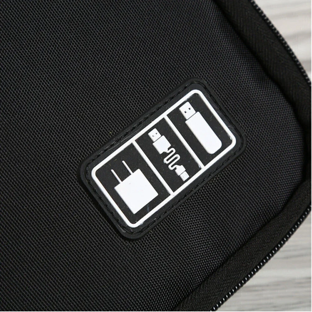 Electronic Device Storage Case In Camoflauge Blue